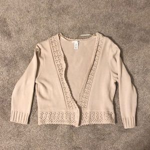 H&M beige half cardigan